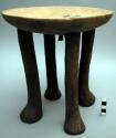 4-legged wooden stool
