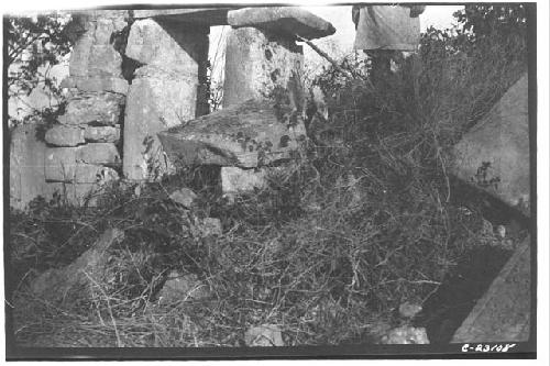 Temple at Yula with two lintels