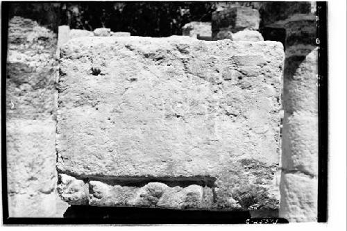 Sculpture at the Temple of Xtoloc Cenote