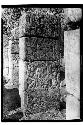 South sculptured column at the Temple of Xtoloc Cenote