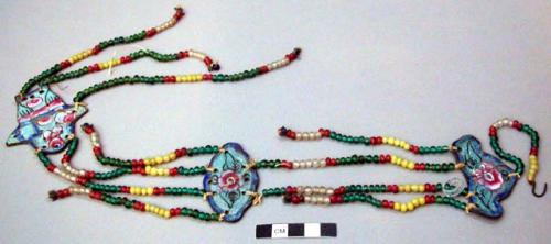 Five Fragments of Bead and Enamel Hanging(s)