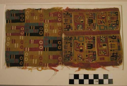 Textile, interlocked tapestry, probably bag