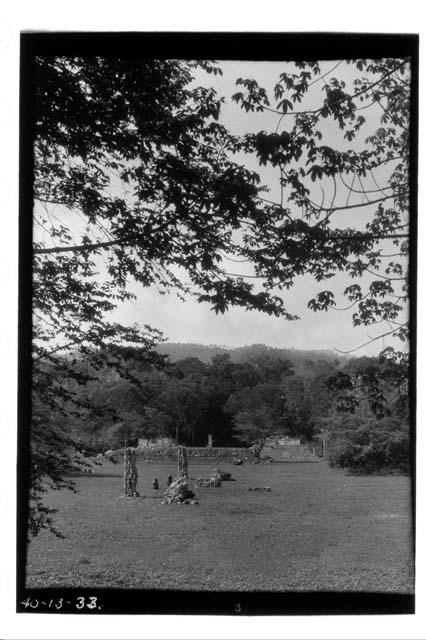 Overview of ball court complex