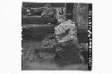 Debris of concrete and adobe over steps of Ph. I, Md. 1-N.  From N72.9W to S. cf