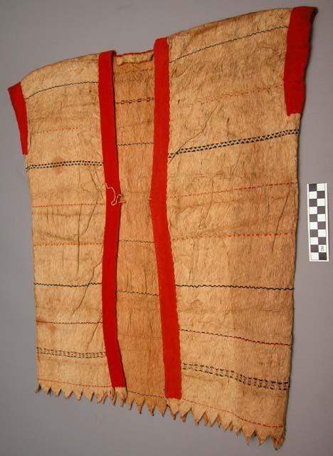 Bark cloth coat