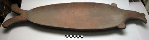 Large wooden dish - bird form