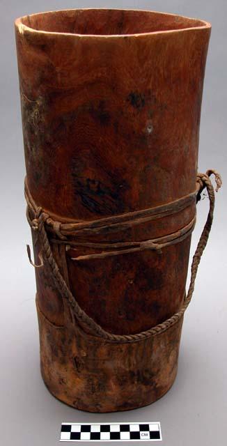 Wood container (iburi) 15.5" high