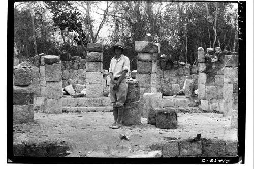 Temple of Xtoloc Cenote from west