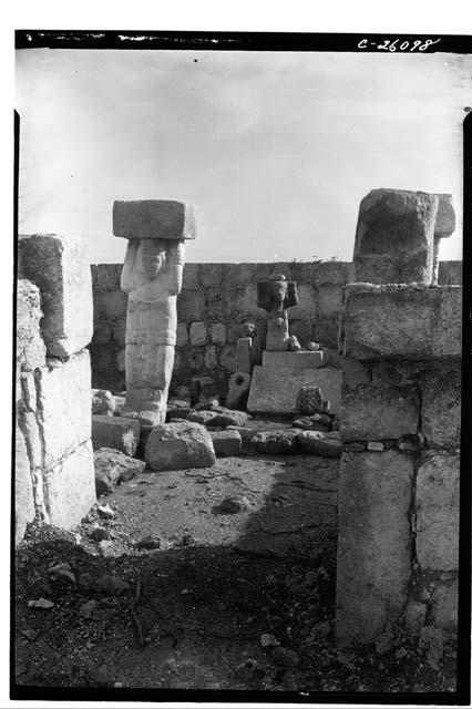 Cabrecitas, looking north thru doorway.