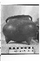 Tripodal pottery jar