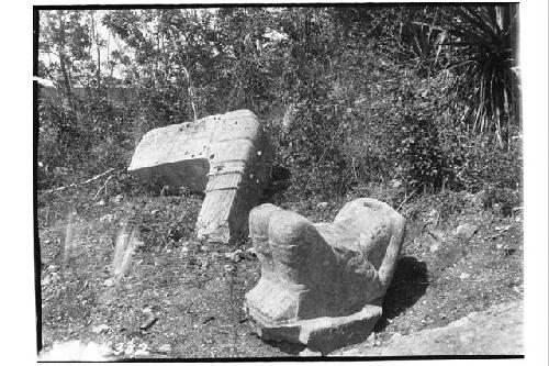 Chac Mool on the summit of the Temple of Warriors