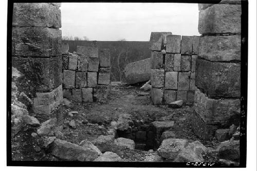 Top of High Priest's grave, burial shaft