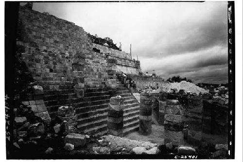 Stairway at the Temple of Warriors