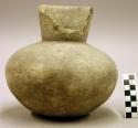 Ceramic complete vessel, sherd from neck missing