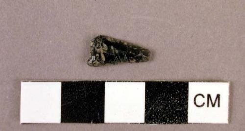 Tiny obsidian point