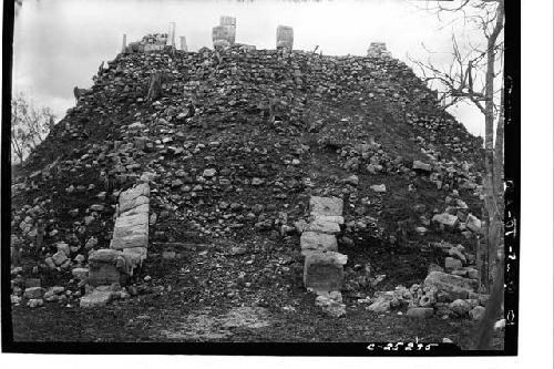 High Priest's grave from base looking W