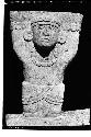 Atlantean figure supporting altar at the Temple of Warriors