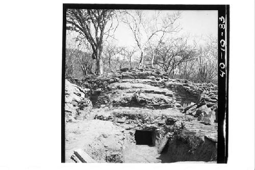 Entrance to tomb south side of Structure #24