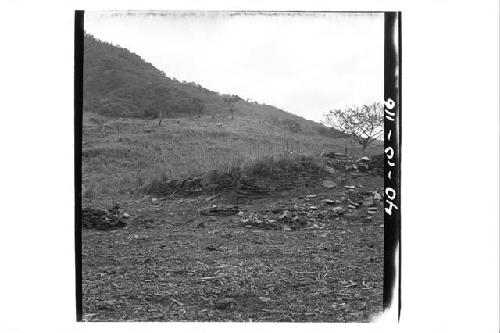 East end of Structure I, ruins of San Jose Apantes