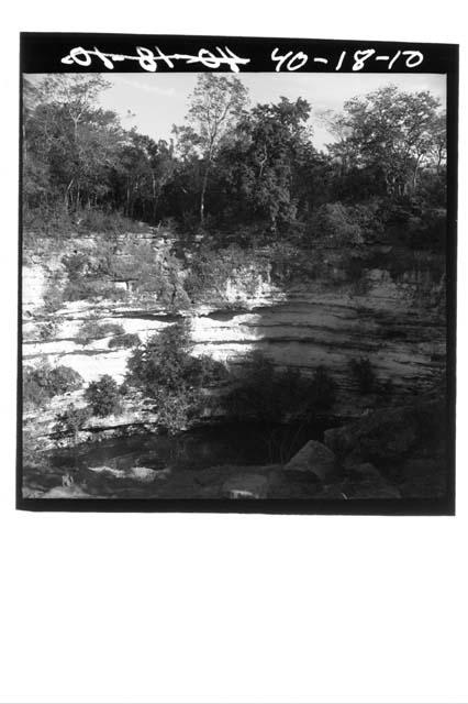 Sacred Cenote; From South