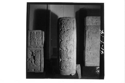 Glyphic Group.  South Building.  West Column.