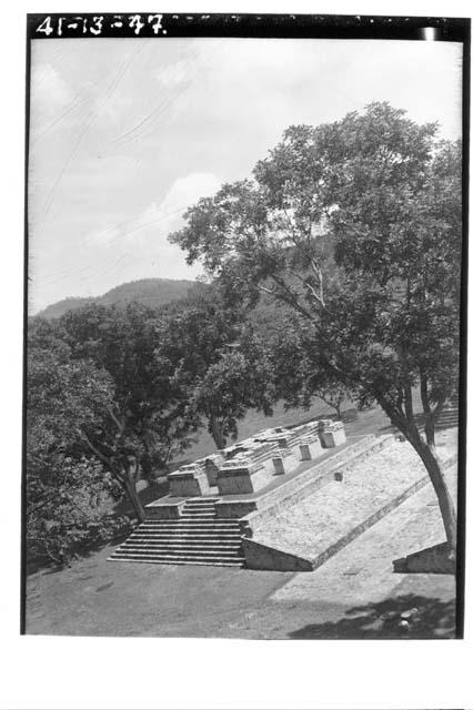 West structure of ball court