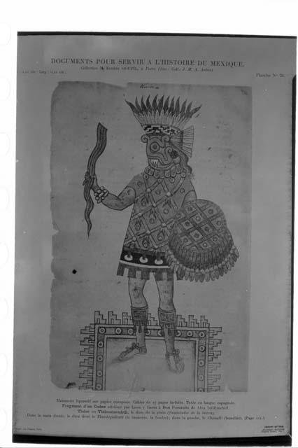 Tlaloc from Codex Ixtlilxochitl