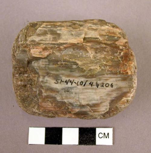 Pounding stone(?) (p wood)