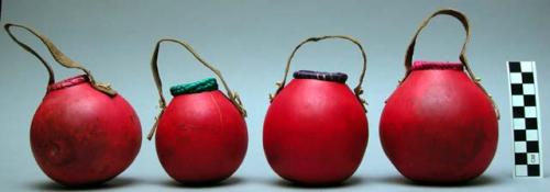 "Buge Dada," small gourd, used for storing butter highly spiced for applying to