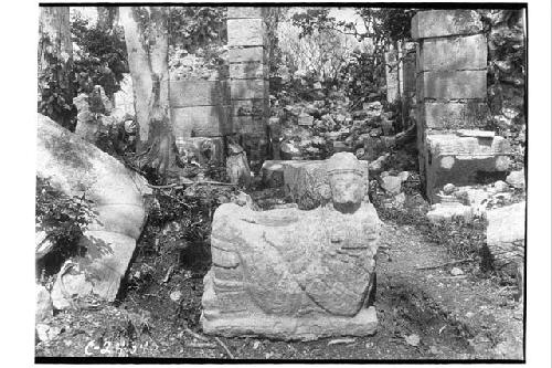 Chac Mool on E. side Court of Columns