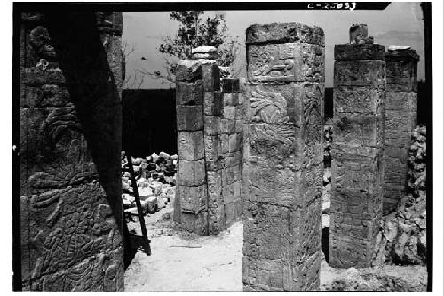 Front chamber of the Temple of Warriors