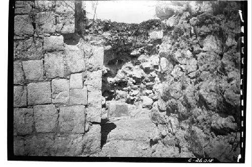 Temple of Initial Series. Inner chamber, looking W