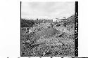 Panorama of west side of mound and platform from Station 11 on Mound 2.