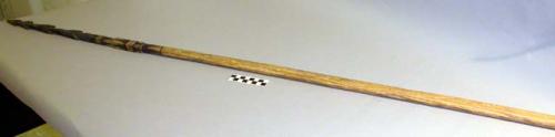 Large wooden spear