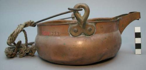 Copper bowl for washing hands