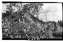 NE colonnade - the stairway after excavation, looking Northwest