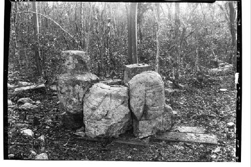 Chac Mool east of Temple of the Skulls