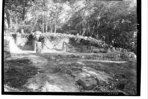 Temple of Xtoloc Cenote from west