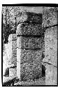 Left column at the Temple of Xtoloc Cenote