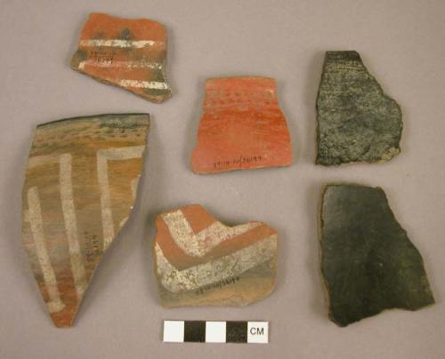 Potsherds (polished interior)