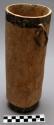 Wood container (for posho-corn meal) 10.5" high