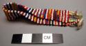 Multicolored glass bead bracelet
