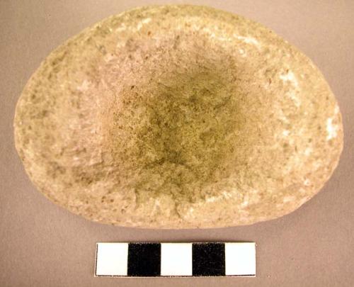 Pigment mortar of tufa