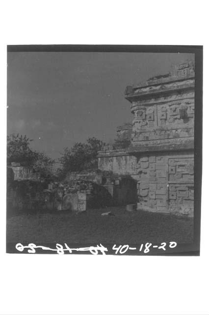 Northeast corner of Iglesia and structure adjoining