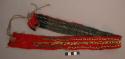 Red headband (ciklas), about 2" - worn by men & women during ceremo- +