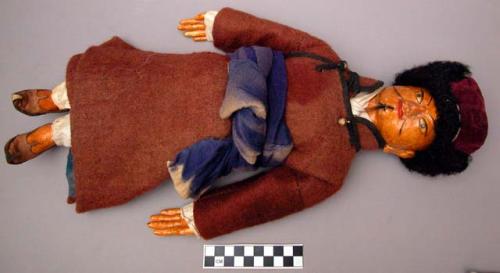 Doll illustrating costume of Ladakhi man