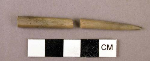 Bone fragments (awl)