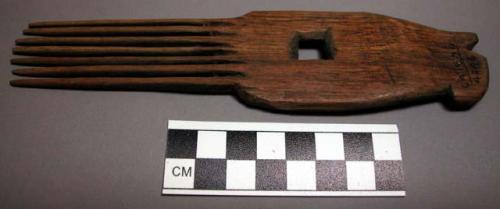 Wooden comb