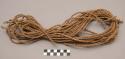 Rope of twisted fiber