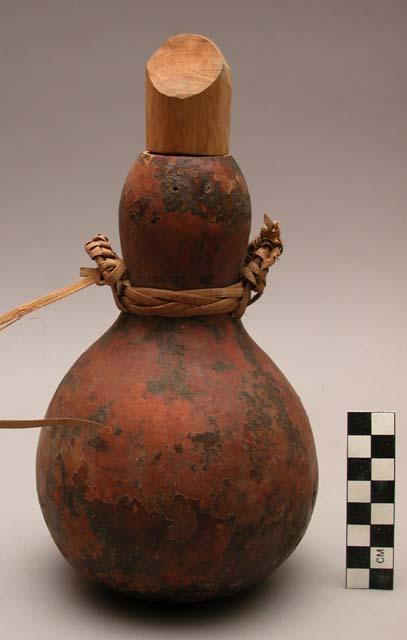 Gourd in which seed rice is kept